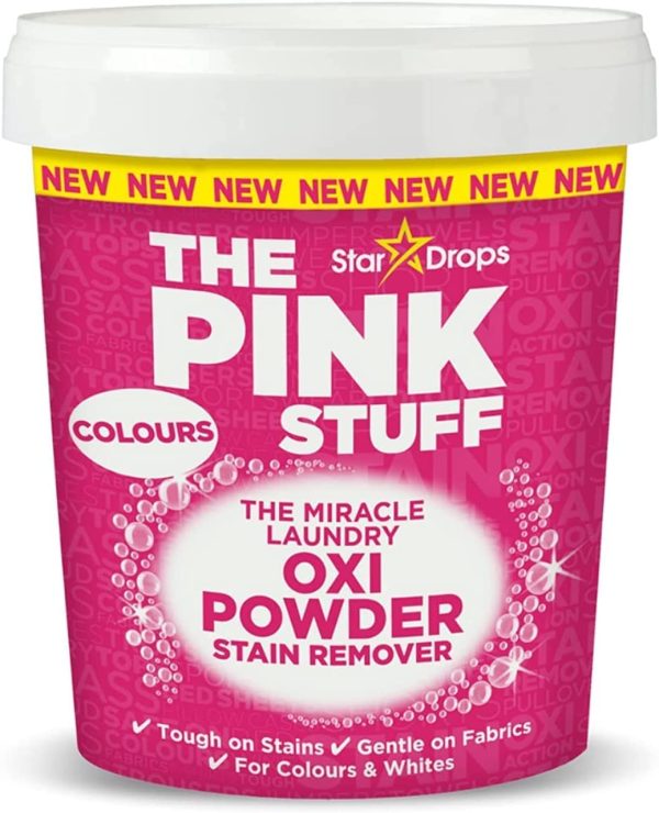 STARDROPS THE PINK STUFF OXI POWDER STAIN REMOVER COLOURS 1KG