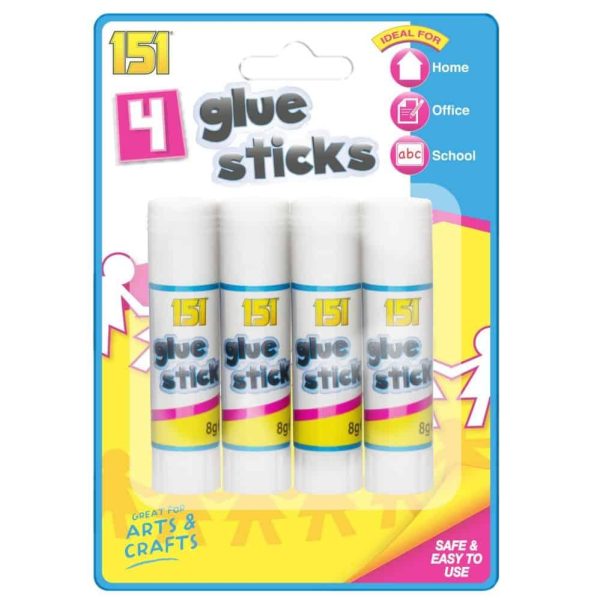 151 GLUE STICKS 8G PACK OF 4