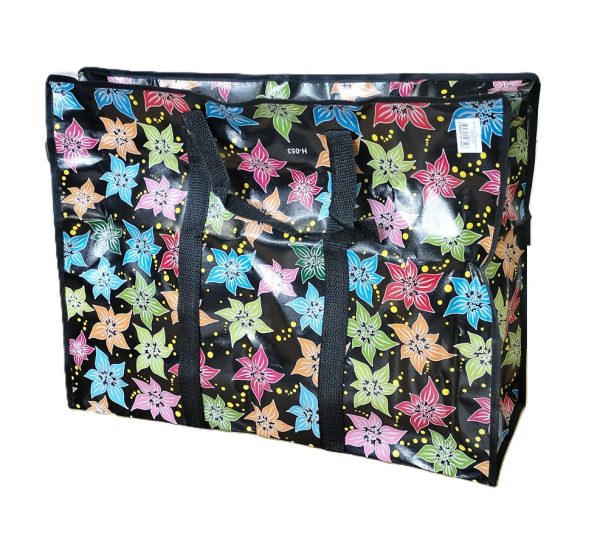 HUL ASSORTED PRINT MEDIUM LAUNDRY / SHOPPING BAG 60 X 45 X 20CM