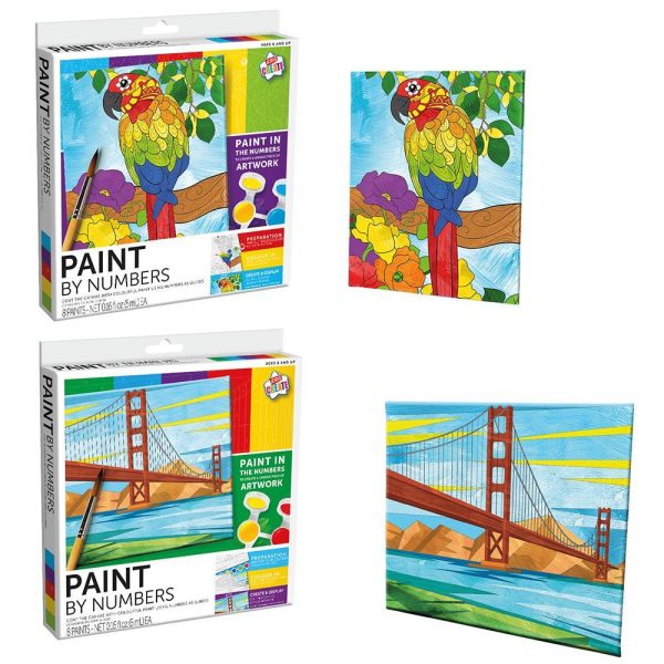 KIDS CREATE PAINT BY NUMBERS ARTWORK