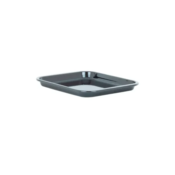 WHAM ENAMEL 0.6MM BLACK OVEN TRAY 30CM