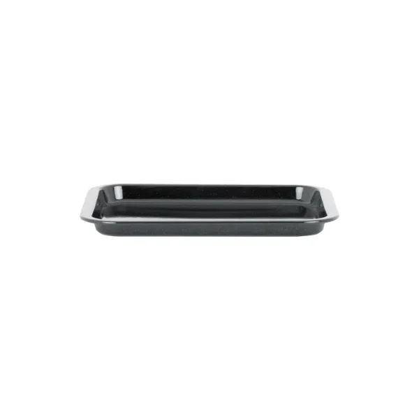 WHAM ENAMEL 0.6MM BLACK OVEN TRAY 36CM