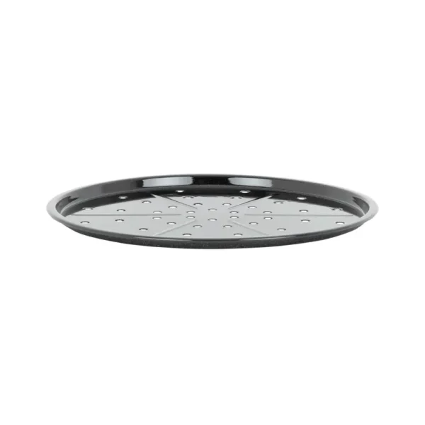 WHAM ENAMEL 0.6MM BLACK PIZZA TRAY 32CM