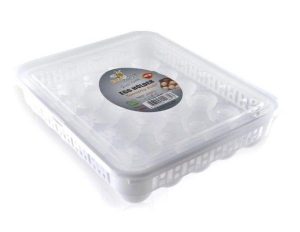 BEE HOME PLASTIC EGG HOLDER CONTAINER BOX 30 GRID