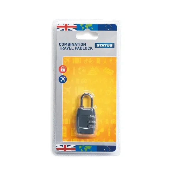 STATUS TRAVEL COMBINATION PADLOCK