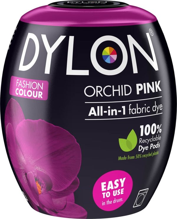 DYLON ALL IN ONE FABRIC MACHINE DYE POD 350G - ORCHID PINK