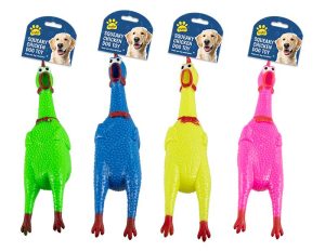 KINGDOM SQUEAKY CHICKEN DOG TOY