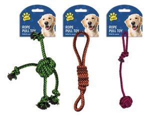 KINGDOM ASSORTED KINGDOM ROPE PULL PET DOG TOY