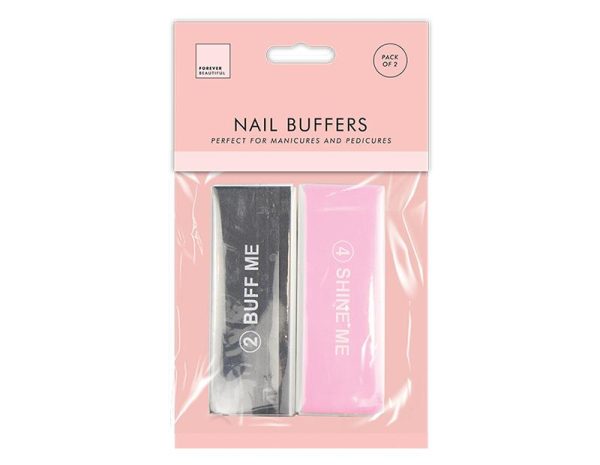 FOREVER BEAUTIFUL NAIL BUFFERS PACK OF 2