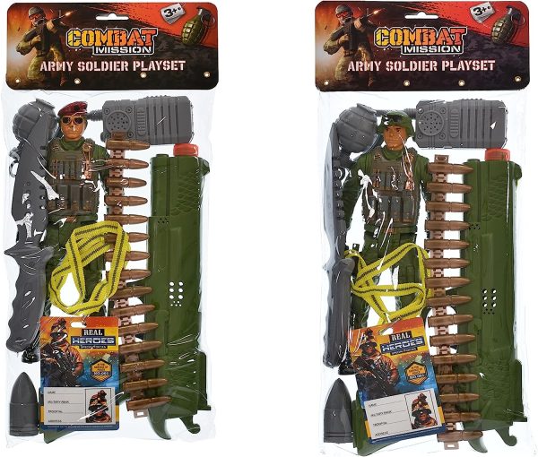 COMBAT MISSION ARMY SOLDIER PLAYSET