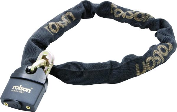 ROLSON HEAVY DUTY BIKE CHAIN LOCK 10MM X 1200MM