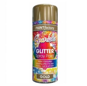 PAINT FACTORY SPRAKLE GILTTER SPRAY PAINT 200ML - GOLD