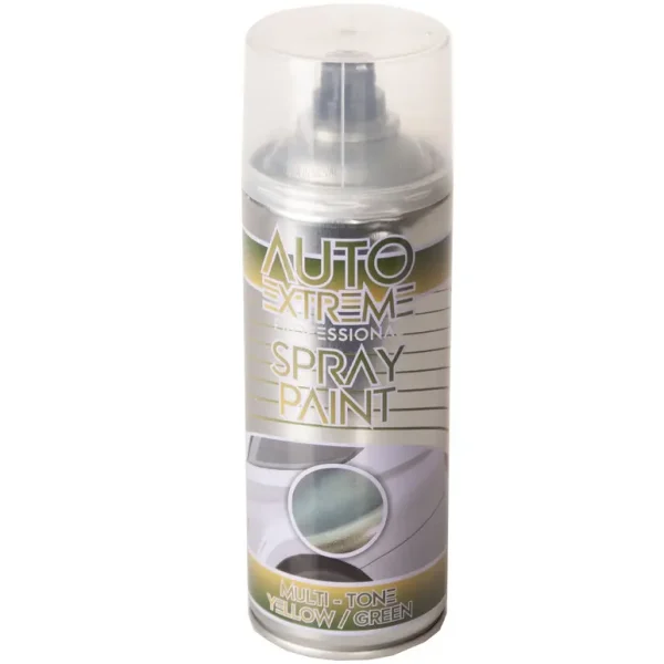 AUTO EXTREME 2 TONE SPRAY PAINT 400ML - YELLOW / GREEN