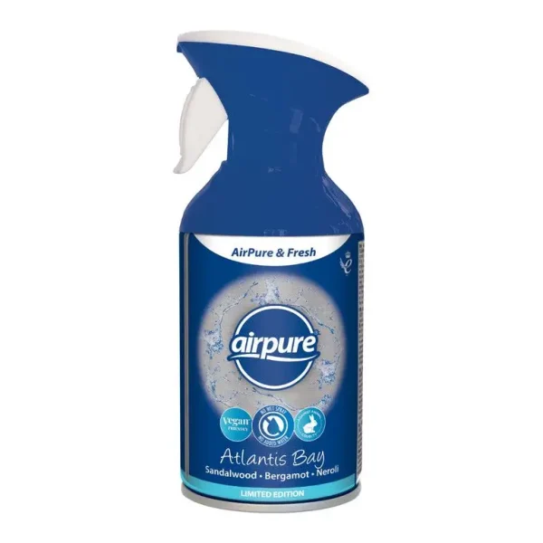 AIRPURE & FRESH AIR FRESHNER SPRAY 250ML - ATLANTIS BAY