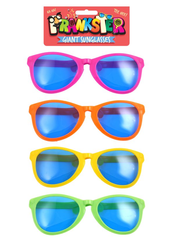 PRAKSTER ASSORTED GIANT NOVELTY SUNGLASSES 28 CM