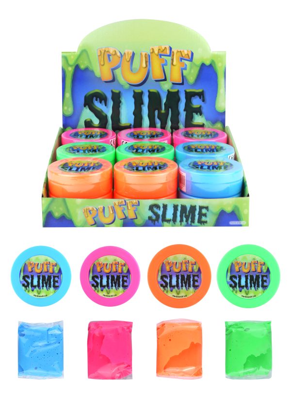 ASSORTED SLIME PUFF SMART 30G 8CM X 3CM