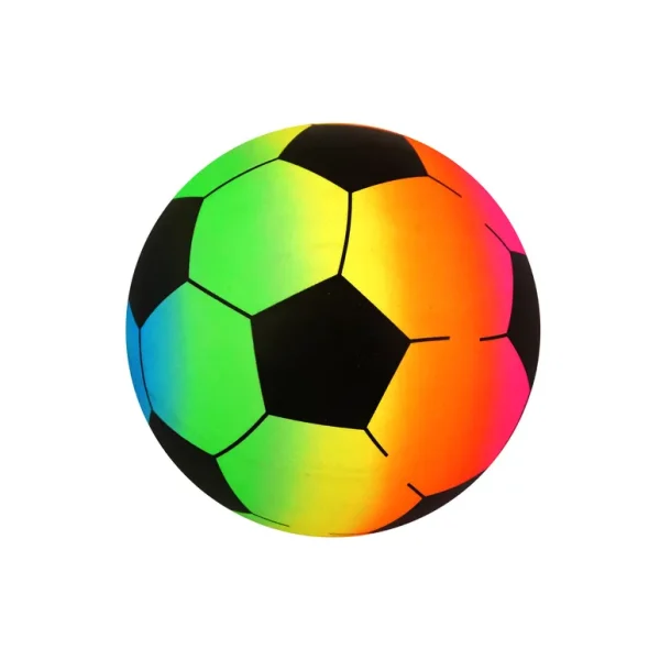 PVC RAINBOW FOOTBALL 20CM 80G