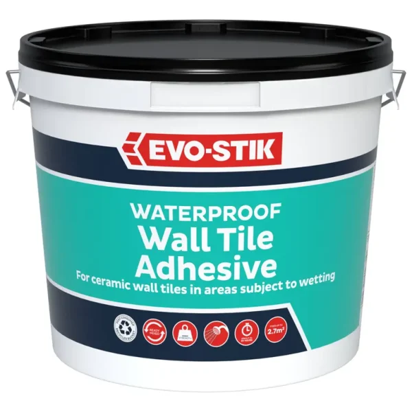 EVO-STIK WATERPROOF CERAMIC WALL TILE ADHESIVE 2.5L