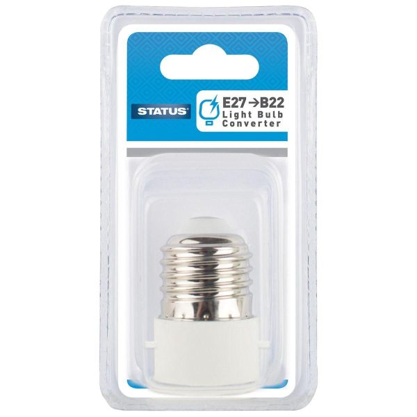 STATUS EDISON SCREW E27 TO BAYONET B22 CONVERTER / ADAPTER