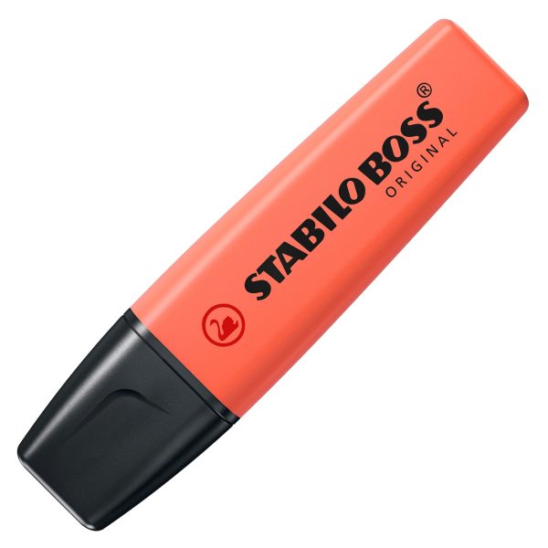 STABILO BOSS HIGHLIGHTER PASTEL MELLOW CORAL RED PACKOF 10