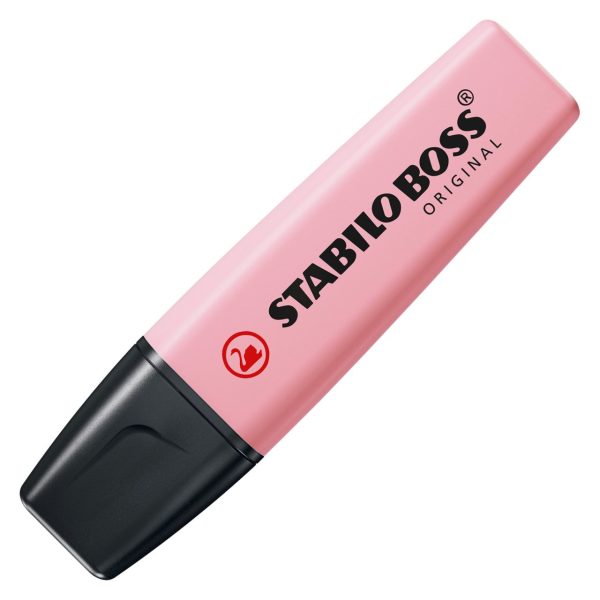 STABILO BOSS HIGHLIGHTER PASTEL PINK BLUSH PACK OF 10