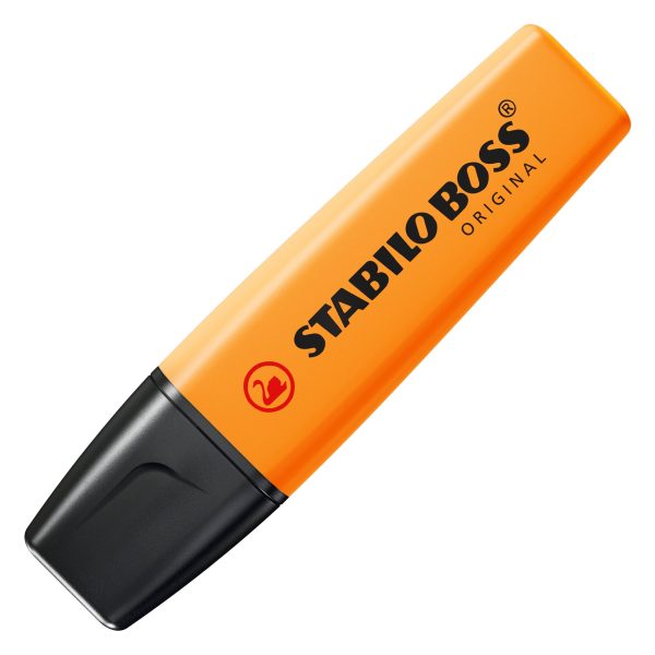 STABILO BOSS ORIGINAL HIGHLIGHTER ORANGE PACK OF 10