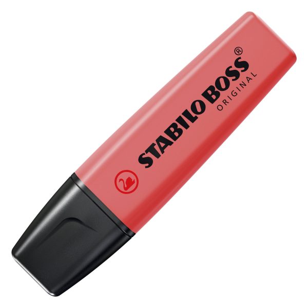 STABILO BOSS ORIGINAL HIGHLIGHTER RED PACK OF10