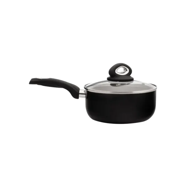 PENDEFORD DIAMOND RANGE 20CM BLACK NON STICK SAUCE PAN WITH LID