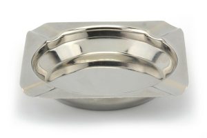 APOLLO SQUARE STSINLESS STEEL ASHTRAY