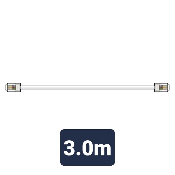 AV:LINK RJ11 TO RJ11 BROADBAND / MODEM LEAD 3M