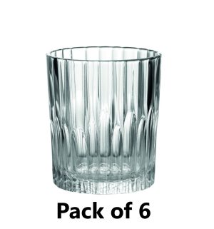DURALEX MANHATTAN CLEAR GLASS TUMBLER 310ML PACK OF 6
