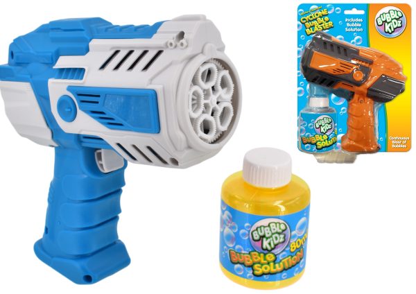 BUBBLE KIDS BATTERY OPERATED CYCLONE BUBBLE BLASTER GUN