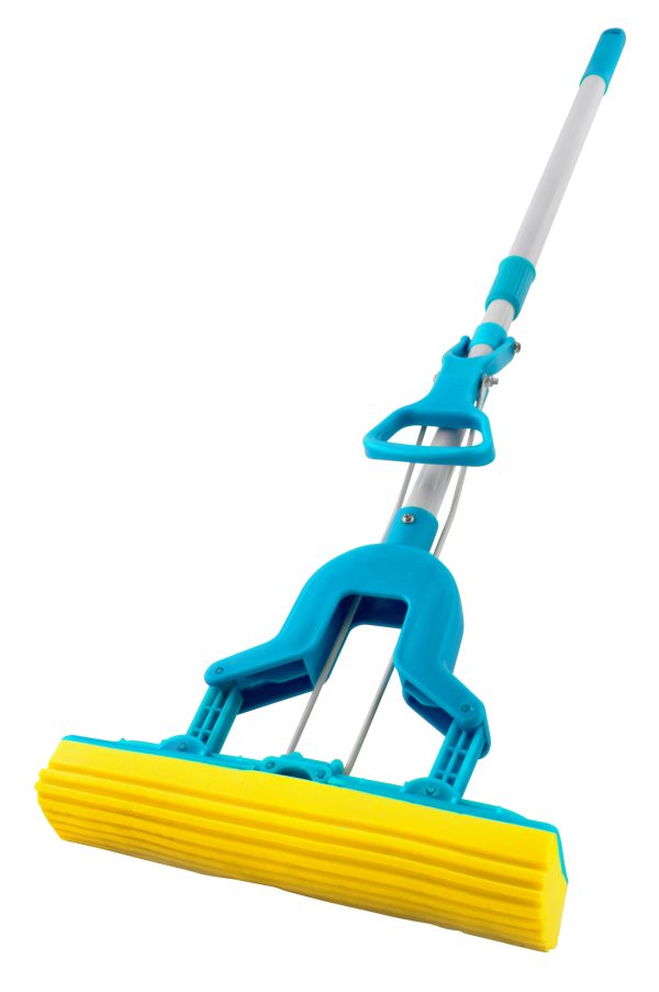 PRO KLEEN SUPER SPONGE BUTTERFLY FLOOR MOP WITH TELESCOPIC HANDLE