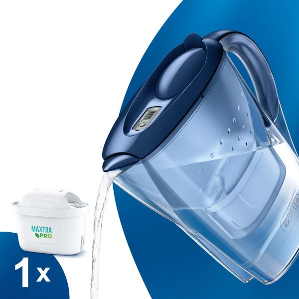 BRITA MARELLA WATER FILTER JUG BLUE 2.4LTR