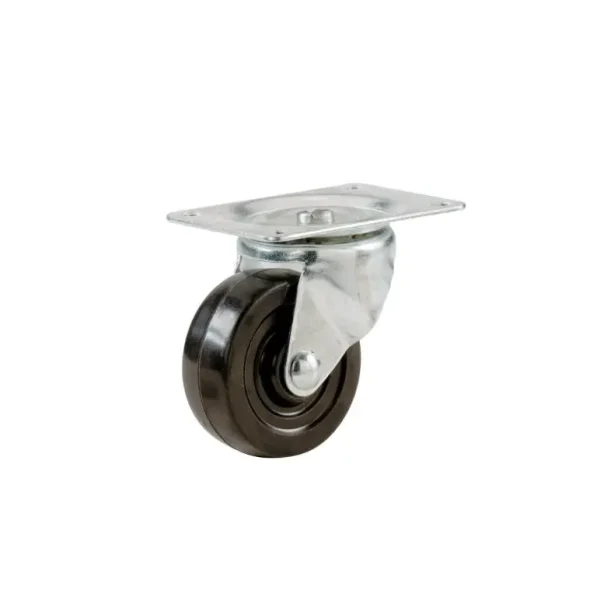 SELECT HEAVY DUTY RUBBER CASTOR WHEEL 360 SWIVEL 50MM