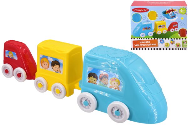 INFUNBEBE STACKING HIGH SPEED RAILWAY SET