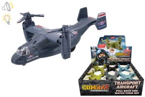 COMBAT MISSION DIE CAST AIRCRAFT WITH LIGHT AND SOUND