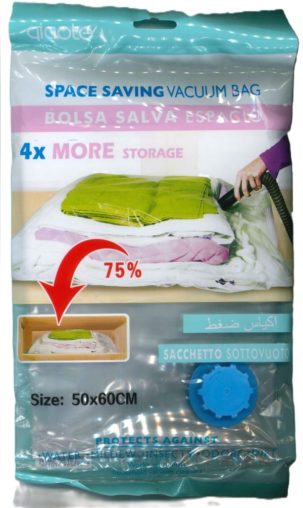 SPACE SAVING SCENTED VACUUM STORAGE BAG 50 X 60CM