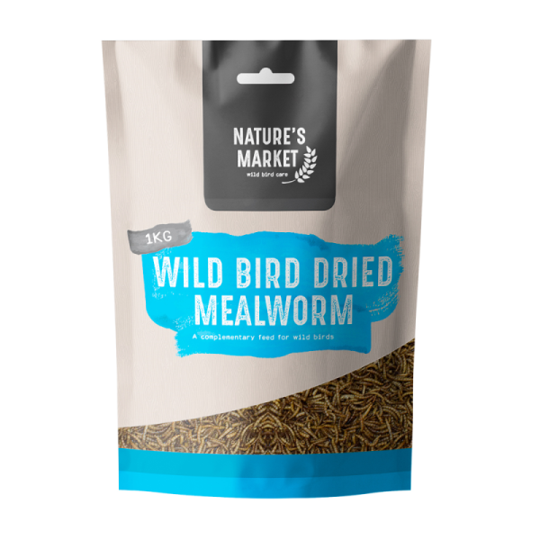 NATURE'S MARKET MEALWORMS WILD BIRD FEED 1KG