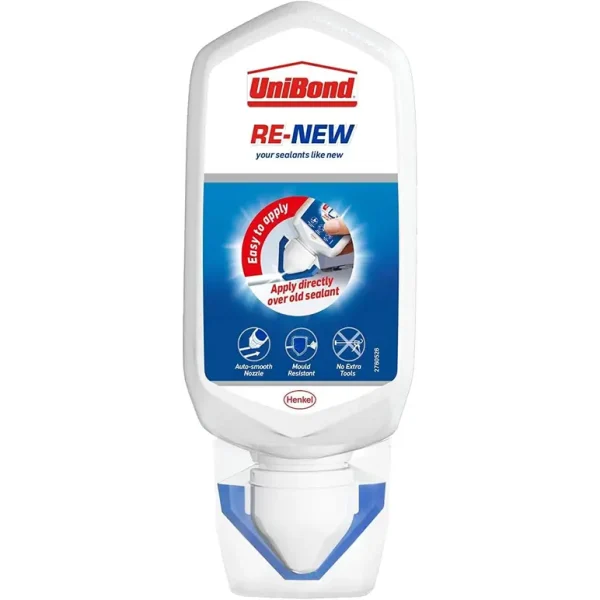 UNIBOND RE-NEW SILICONE SEALANT WHITE 80ML