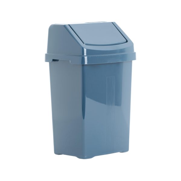 WHAM CASA 8L SWING BIN NAVY BLUE