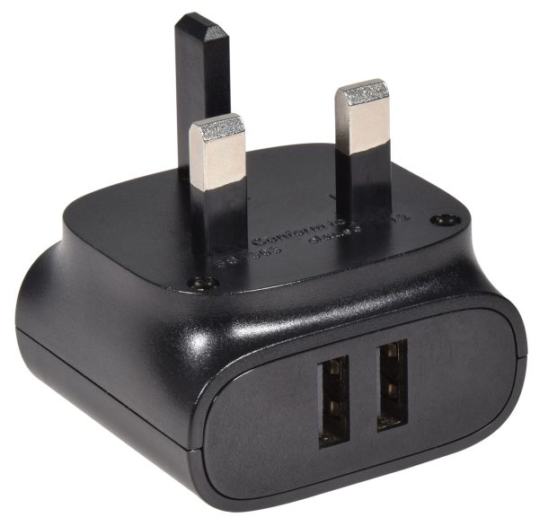 MERCURY DUAL USB MAINS CHARGER 2.4A