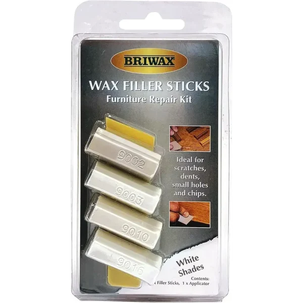 BRIWAX BWSWSWHT WHITE FURNITURE REPAIR STICK