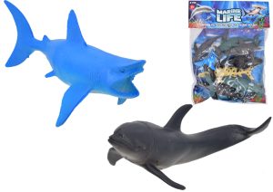 MARINE LIFE 8PCS OCEAN CREATURES TOYS