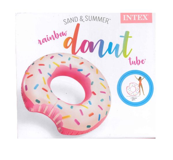 INTEX 39 INCH INFLATABLE DONUT TUBE POOL FLOAT