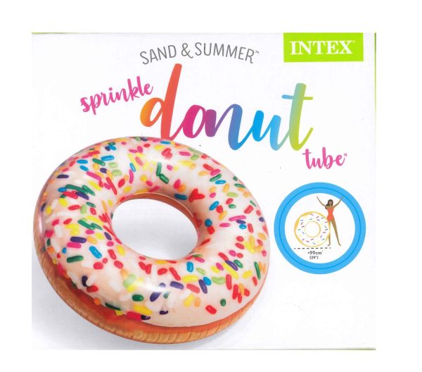 INTEX 39 INCH INFLATABLE SPRINKLE DONUT TUBE POOL FLOAT