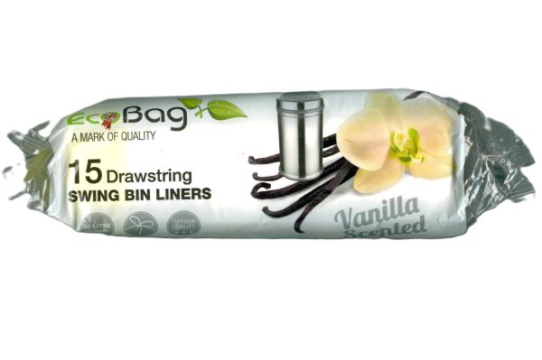 ECO BAG 15 SCENTED DRAWSTRING SWING BIN LINERS 50LTR