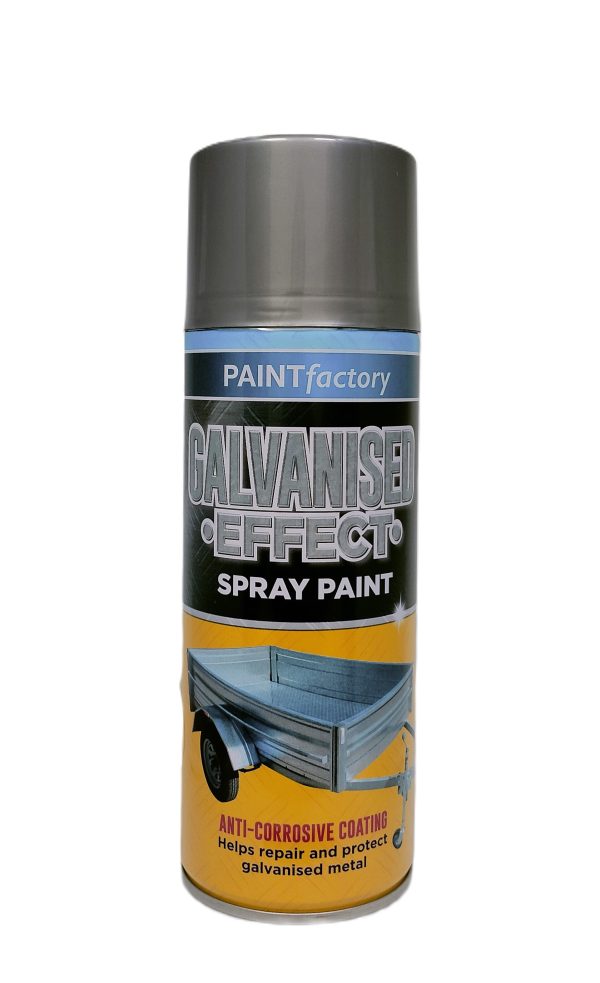 PAINT FACTORY GALVANISED EFFECT SPRAY PAINT 400ML