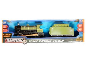 TEAMSTERZ LIGHT & SOUND TANK ENGINE TRAIN TOY