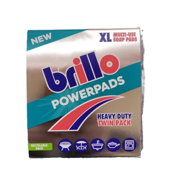 BRILLOS SOAP POWER PADS 2 PADS